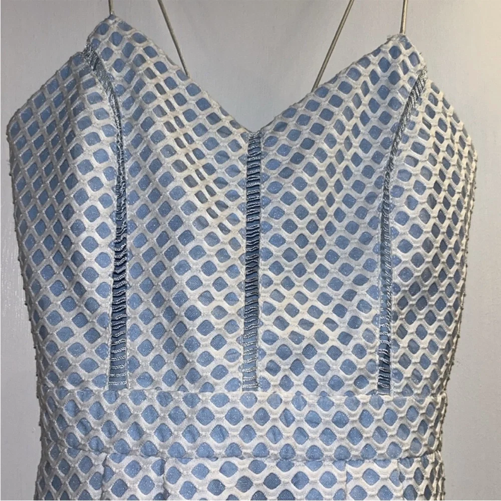 Top Shop blue and white dress - Picture 6 of 7